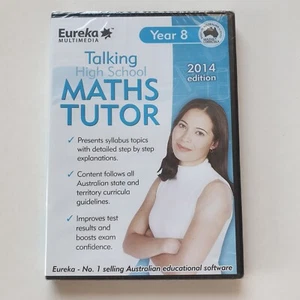 Talking High School Maths Tutor (PC CD-Rom, 2014 Edition) Year 8 (Eureka Multi - Picture 1 of 3