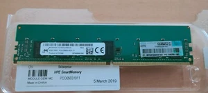 HPe - 8GB DDR4 1Rx8 PC4 2666V - HP/N : 840755-091 - Photo 1/1