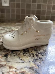 Lenox Personalized Celebration Baby Shoe New - Picture 1 of 9