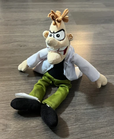 RARE 11" Dr Doofenshmirtz Genuine Disney Store Phineas Ferb Plush Cover