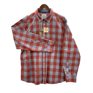 Old Khaki Unrestricted Slim Fit Shirt Men's 2XL Multicolor Plaid Preppy Academia - Picture 1 of 12