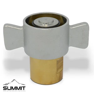 1-1/4″ NPT Wet-Line Wing Nut Hydraulic Quick Disconnect Female Coupler - Picture 1 of 3