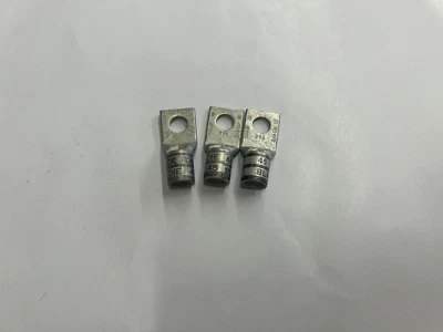 (3) Thomas & Betts 125N Terminal Lug Crim 2/0 CU Black 45 - Image 1 of 3