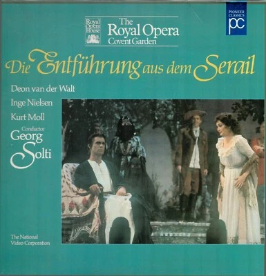 Mozart: Die Entfuhrung aus dem Serail: Royal Opera: Solti (1990) Laserdisc - Image 1 of 4