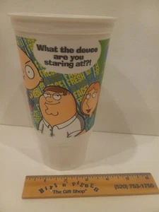 Family Guy Subway Fox Promo Plastic Cup -Peter Brian Lois Stewie Characters 2007 - Picture 1 of 8