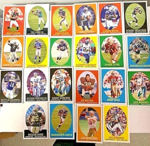 2007 Topps Turn Back The Clock Football Complete 22 Card Set Manning Montana - Picture 1 of 1
