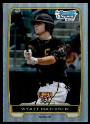 2012 Bowman Draft Picks & Prospects Chrome Refractors Wyatt Mathisen Pittsburgh - Image 1 of 2