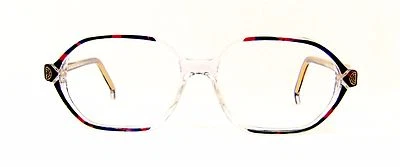 Gafas Louis Feraud Paris Flora Grandes Rectangulares Cristal Rubio Turquesa Foto 1 de 2