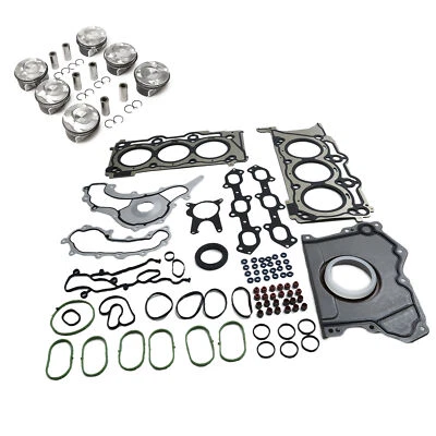Engine Pistons Gaskets Overhaul Rebuild Kit Fit For Maserati QUATTROPORTE 318341 - Image 1 of 4
