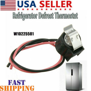 Ultra Durable W10225581 Refrigerator Defrost Bi-Metal Thermostat Replace part US