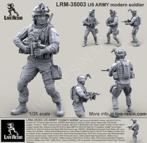 Resina viva LR-M35003 1/35 soldado del ejército de EE. UU. - Imagen 1 de 2