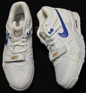 Nike Air Trainer 3 Sample Unreleased Color White Royal Blue Swoosh Mens Size 9 - Picture 1 of 11