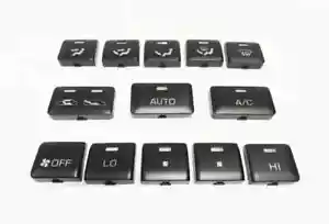TOYOTA GENUINE AC Climate Control Switch Button Set Land Cruiser 80 55905 OEM - Picture 1 of 6