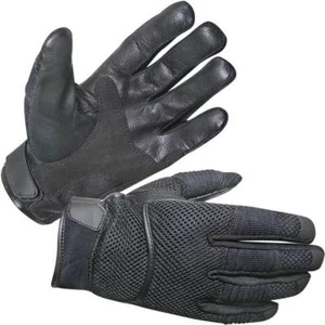 Xelement XG-791 Black Mesh Motorcycle Gloves Leather Palm Summer Riding Glove - Bild 1 von 4