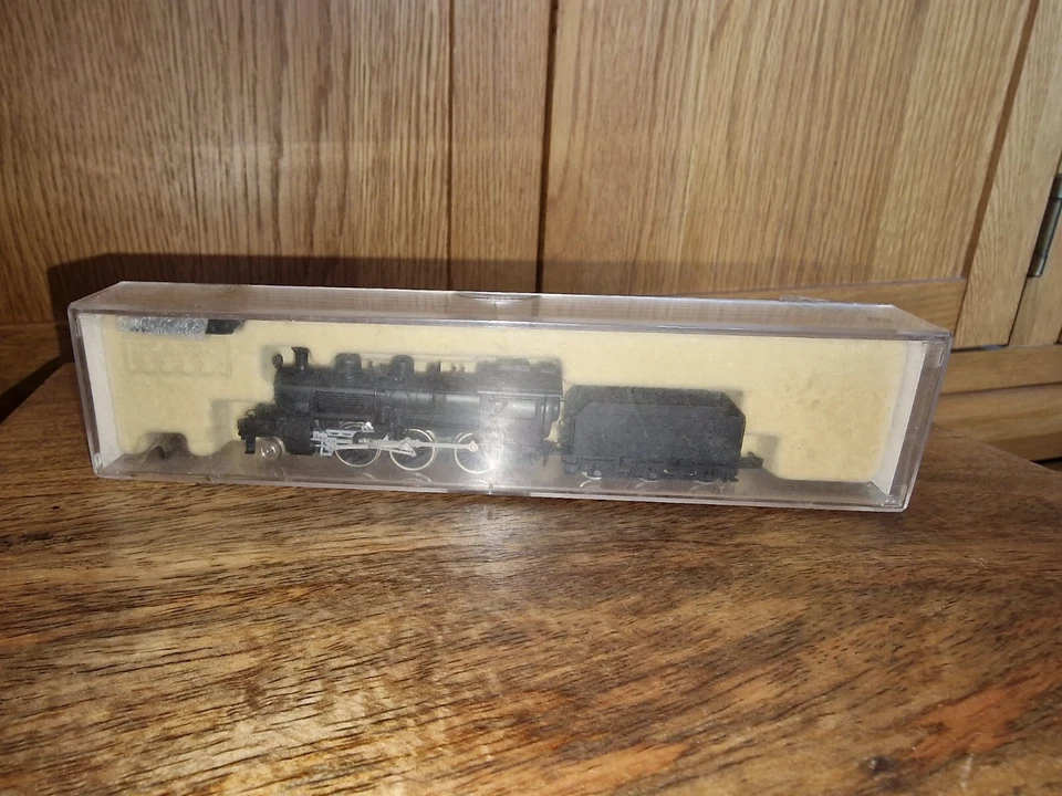 Kato N Gauge 201 M C50 Steam Locomotive & Tender BLACK - Image 1 of 4