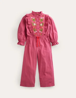 NWT Mini Boden Embroidered Jersey Jumpsuit - Image 1 of 4