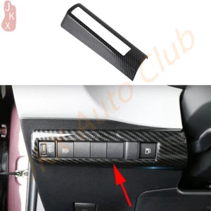 Carbon Fiber ABS Headlight Switch Panel Bezel Trim c For Toyota Corolla 19-2022 - Foto 1 di 8