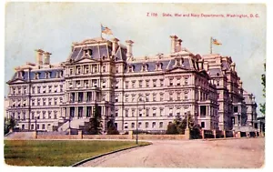Postal Washington DC State War & Navy Departamentos Edificio sin publicar - Imagen 1 de 2