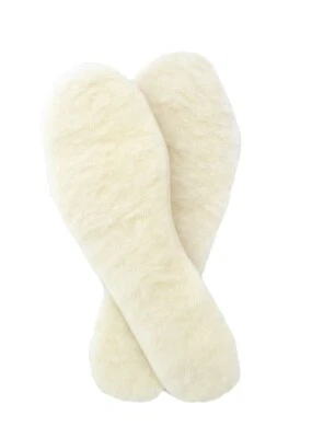 Lambswool Insoles With Foam Latex Backing Slipper Inserts Welly Liner Inserts