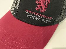 The Wizarding World Of Harry Porter Gryffindor Hogwarts Baseball Hat One Sz Adj.