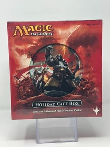 MTG KHANS OF TARKIR CAJA DE REGALO NAVIDEÑA - SELLADA DE FÁBRICA - ¡NUEVA! - Imagen 1 de 6