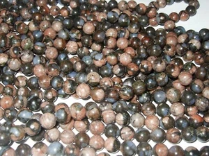- Pietre Dure Forate a Filo - ILANITE sfera 8 mm 46-50 pz ca. - Picture 1 of 1