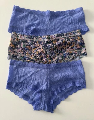 NEW Hanky Panky  3-Pack  Signature Lace Boyshorts Size M - Image 1 of 4