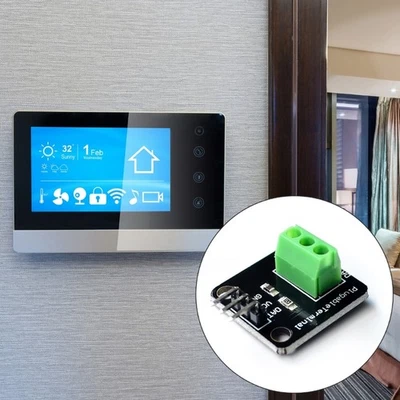 DS18B20 Temperature Sensorings Board 9 Bit to 12 Bit Measurement for DIY - Image 1 of 4