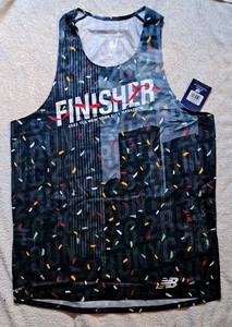 NUOVO New Balance 2022 Finisher New York City Marathon Uomo Mediu Running Singlet  - Foto 1 di 8