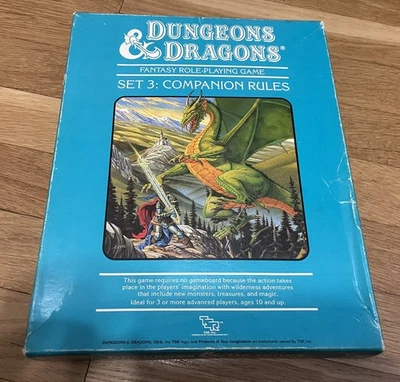 Dungeons & Dragons Set 3 Companion Rules Box Set TSR Original - Image 1 of 4