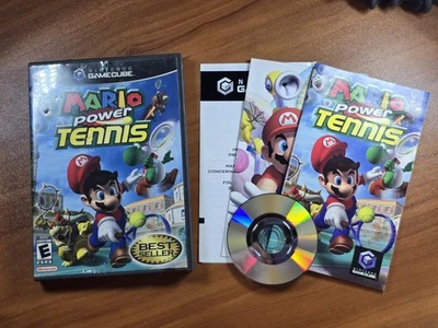 Mario Power Tennis (Nintendo GameCube, 2004) Complete In Box - CIB - Image 1 of 4