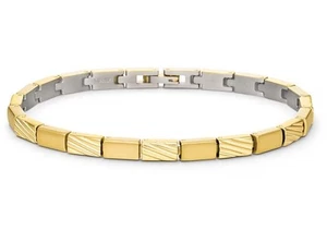 Boccia Titanio 03062-03 Pulsera Para Dama Titanio Baño De Oro - Imagen 1 de 1