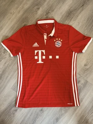Camiseta masculina Bayern Munich 2016/17 Adidas Home tamanho médio A10049 - Imagem 1 de 4