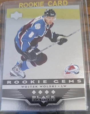 2005-06 Upper Deck Black Diamond - QUAD Rookie Gems #203 Wojtek Wolski (RC) - Image 1 of 2