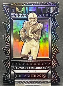2023 PANINI OBSIDIAN MIST DIE CUT CASE HIT ROOKIE ANTHONY RICHARDSON COLTS - Picture 1 of 2