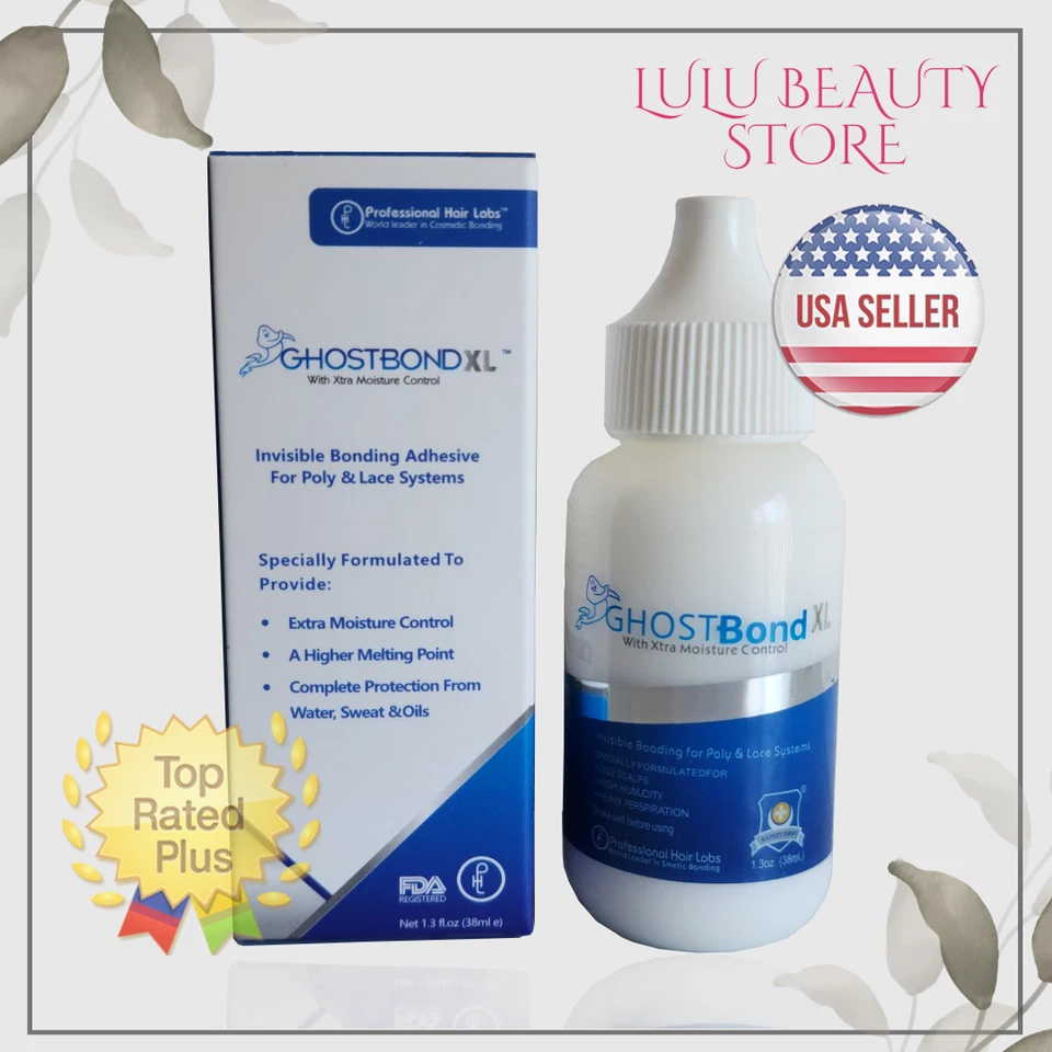 NUEVO GhostBond XL pegamento blanco encaje peluca adhesivo, pegamento para cabello (1,3 oz) Foto 1 de 3