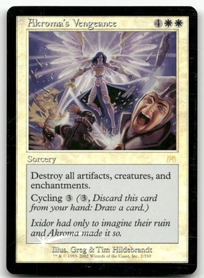 Akroma's Vengeance #2 (Foil) (MP) Onslaught ONS Magic MTG - Image 1 of 2