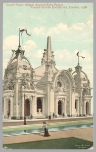 South Front British Applied Arts Palace Franco-British Exhibition London c1908 - Picture 1 of 2