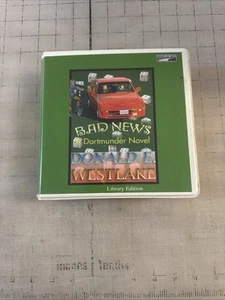 Bad News by Donald E. Westlake Audiobook CD (8 Discs)-Library- Dortmunder Series - Picture 1 of 6