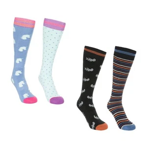 Trespass Replicate Kids Ski Socks Knee Length Tube For Boys & Girls - Picture 1 of 20
