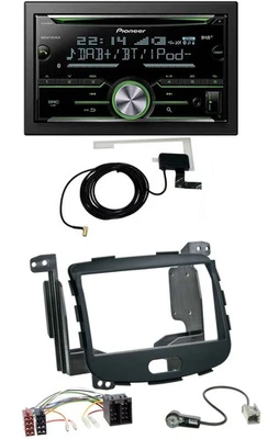 Pioneer CD USB MP3 Bluetooth 2DIN DAB Autoradio für Hyundai i10 08-13 Rubber Tou - Bild 1 von 4