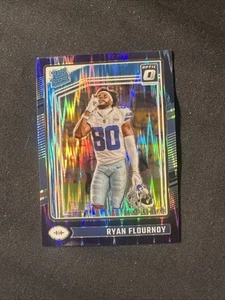 2024 Donruss Optic - Purple Shock Ryan Flournoy - Dallas Cowboys #288 Rookie RC - Picture 1 of 2