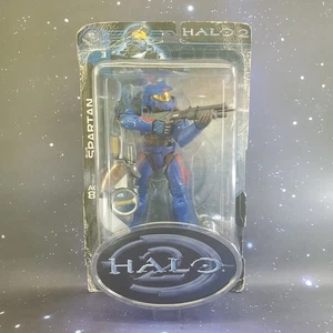 VTG Halo 2 Series 3 Blue Spartan with RARE Red Trim 2005 Joyride Action Figure  - Picture 1 of 17