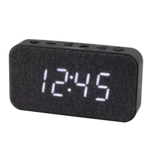 FM Digital Black Dual Alarm Clock Radio With Sleep Snooze Display Dimmer, Backup - Picture 1 of 5