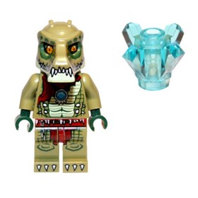 LEGO 70010 Crawley Crocodile Minifigure Legend of Chima The Lion CHI Temple