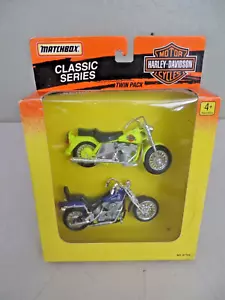 1995 Matchbox Classic Series Harley Davidson Motorcycles 1-20 Scale NIB - Picture 1 of 3