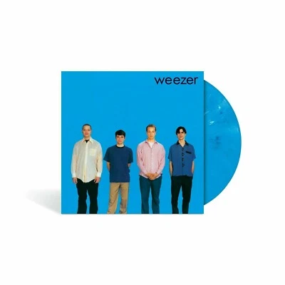 WEEZER VINYL NEW EXCLUSIVE LIMITED BLUE WHITE MARBLE LP SWEATER SONG BUDDY HOLLY - Image 1 of 4