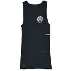 NEW Chrome Hearts Men's Black Horseshoe Logo Ribbed Tank Top Shirt XL AUTHENTIC