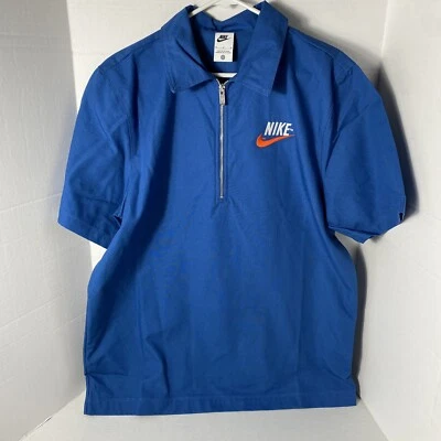Nike Sportswear Overshirt Retro 1/2 Half Zip Marina Blue DM5283-407 Men’s Medium - Image 1 of 4