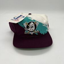 Logo Athletic Mighty Ducks Splash Snap Back Hat Rare Vintage 90s NHL Hockey NWT